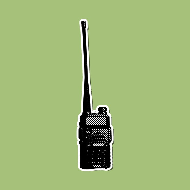 PSD pegatina vintage en estilo de medio tono