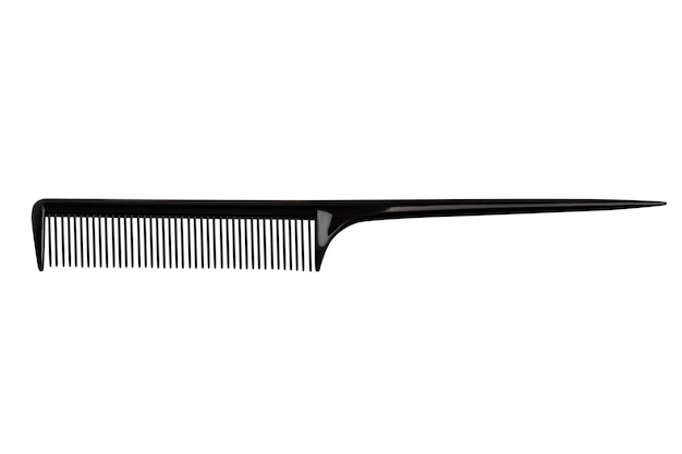 El peine de barbero en un fondo vacío