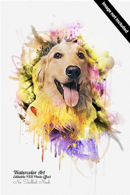 Peinture Animalière Effet Photo Aquarelle