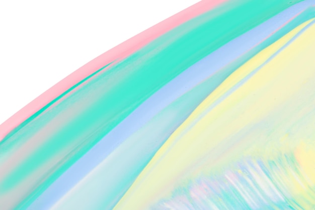 PSD peinture tachée dans des couleurs pastel de différentes nuances sur un fond blanc png