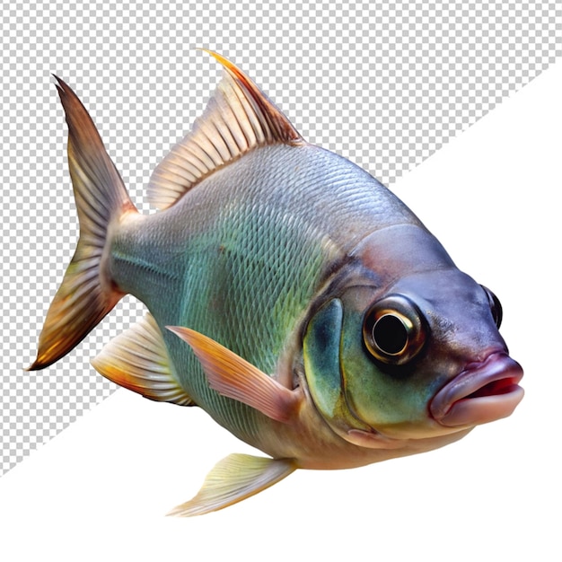 PSD peixe em fundo transparente