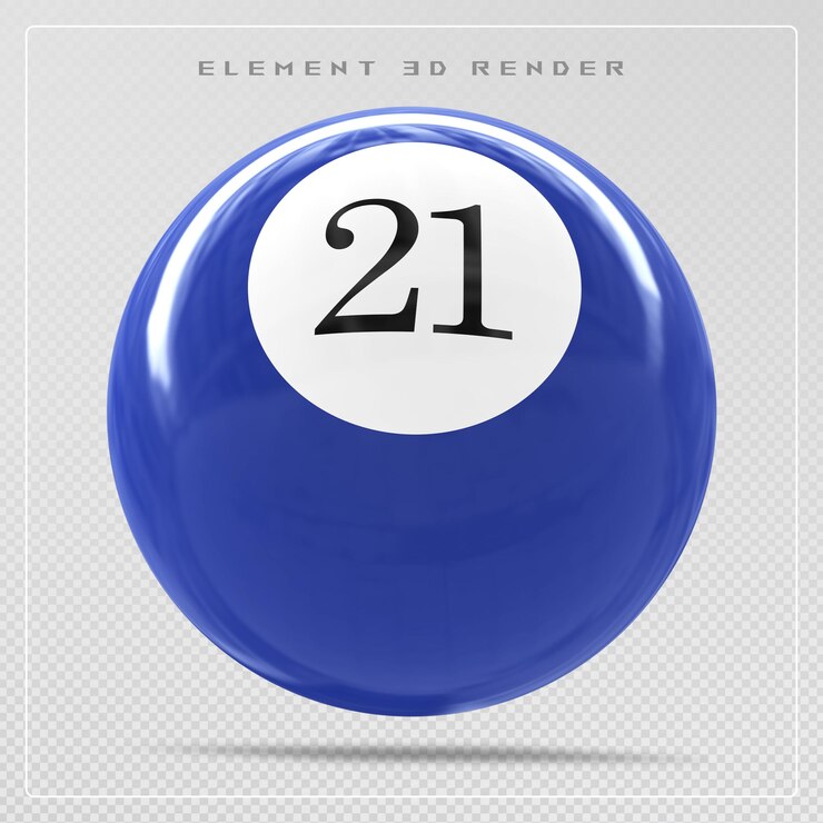 PSD la pelota azul número 21