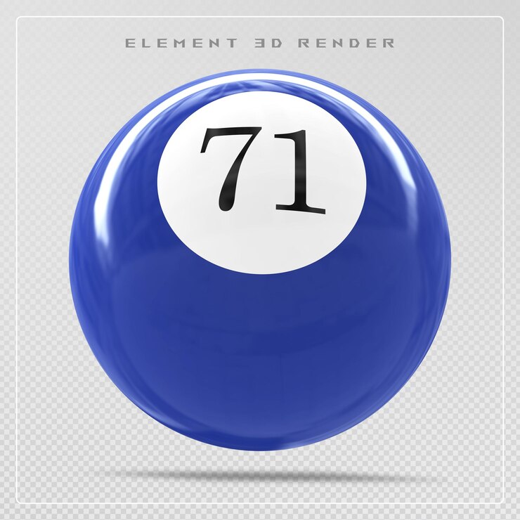 PSD la pelota azul número 71