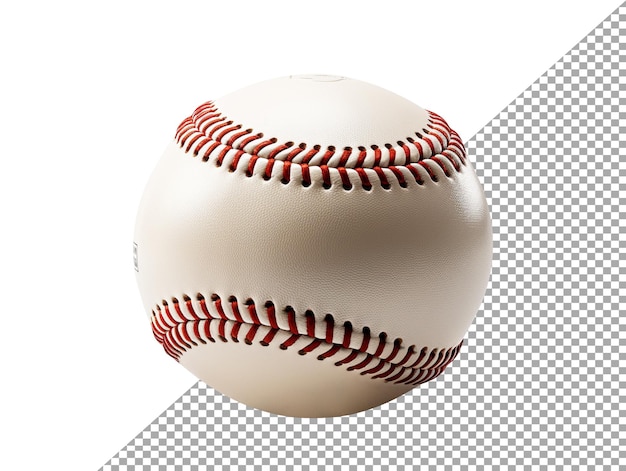 Pelota de béisbol aislada con fondo transparente