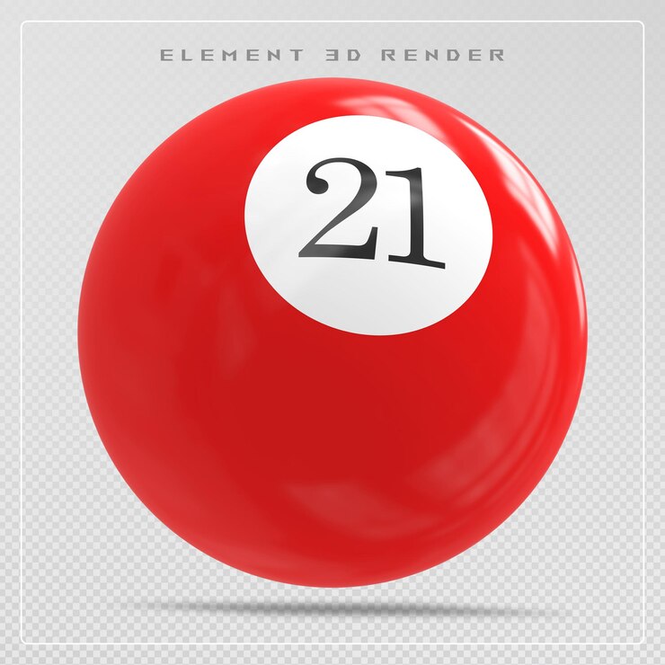PSD la pelota roja número 21