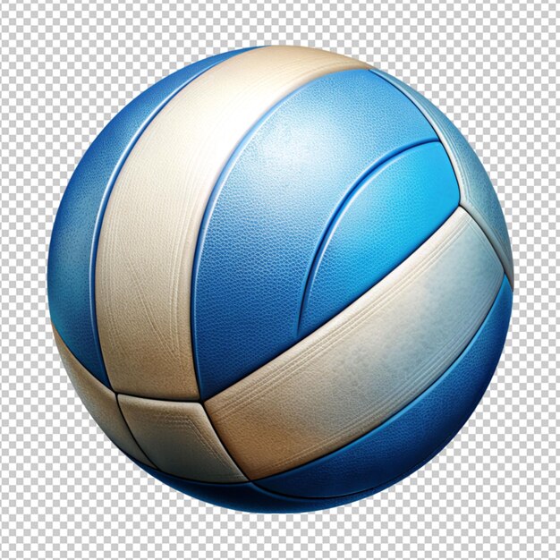 PSD pelota de voleibol sobre un fondo transparente