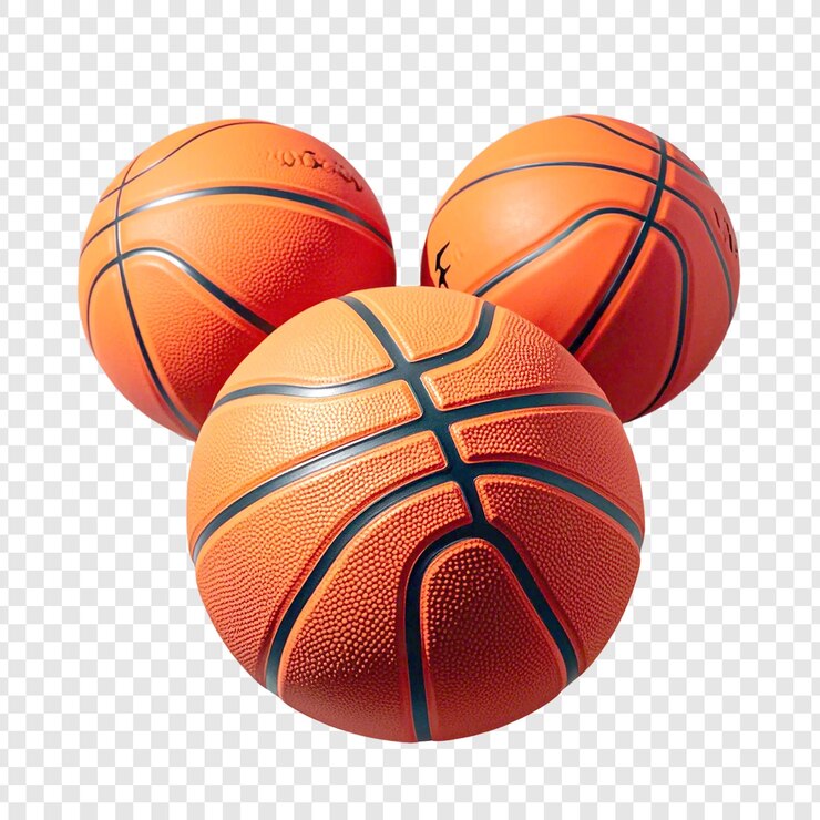 PSD pelotas de baloncesto de fondo transparente