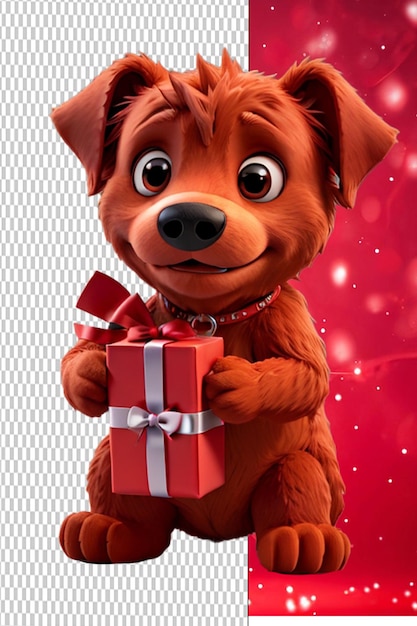 PSD peluche con regalos