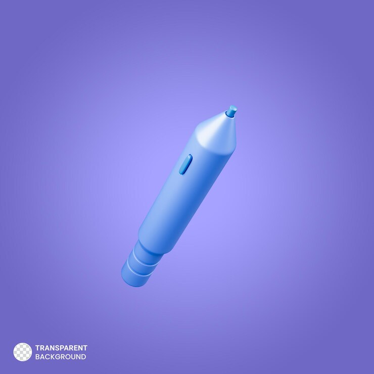 PSD pen 3d icon illustration