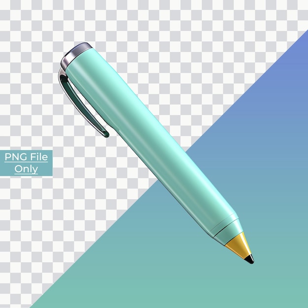 Pen mockup realistic smooth lighting only premium psd