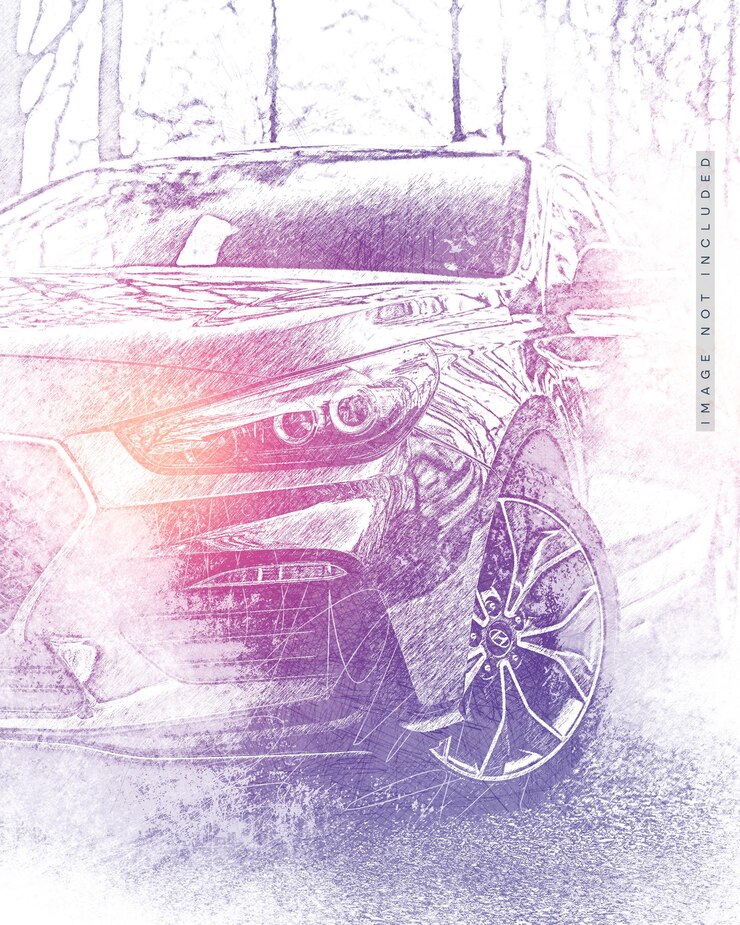 PSD pencil sketch photo effect psd