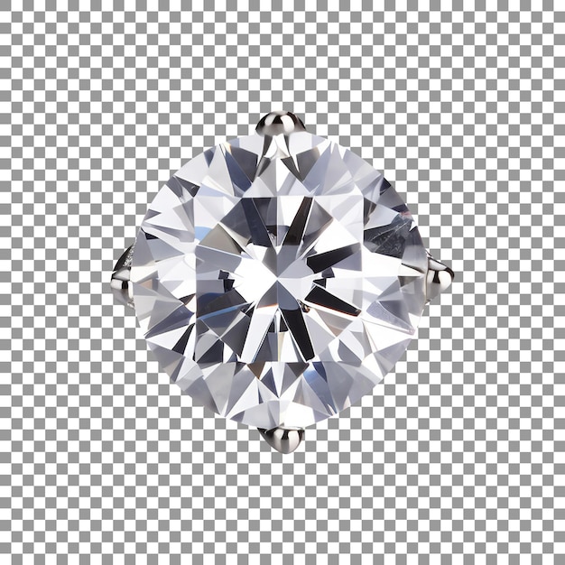 PSD pendant en diamant de luxe isolé sur un fond transparent