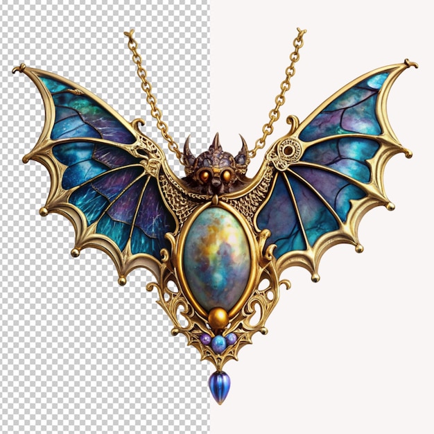 PSD pendentif en forme de chauve-souris png