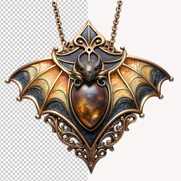 PSD pendentif en forme de chauve-souris png