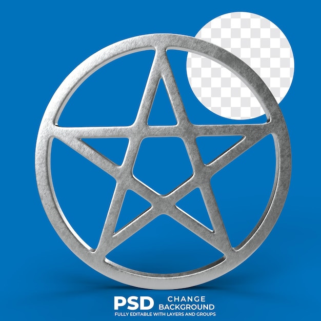 pentagramma metallico