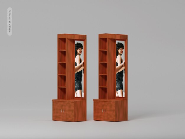 Penteadeira com maquete de espelho