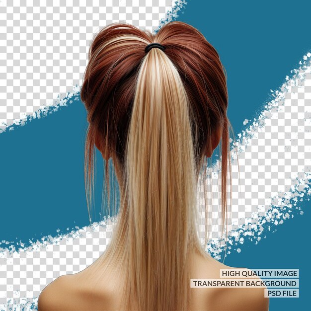 Penteado 3d png clipart transparente fundo isolado