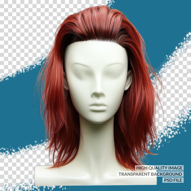 PSD penteado 3d png clipart transparente fundo isolado