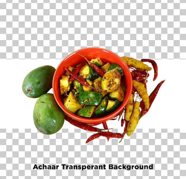 El pepinillo de mango o el Aam ka Achar o el Kairi Loncha