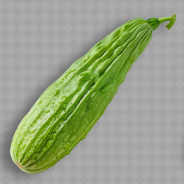 PSD un pepino verde se muestra en una foto