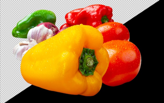 pepper onion tomato garlic