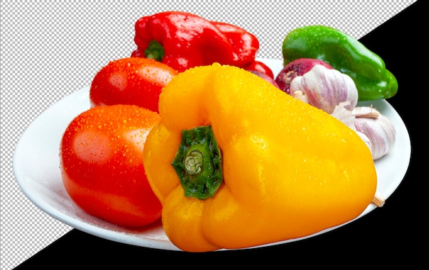 pepper onion tomato garlic