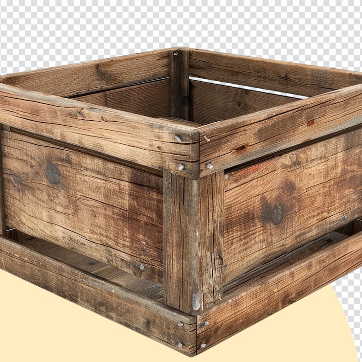 PSD pequeña caja de madera versátil para el almacenamiento