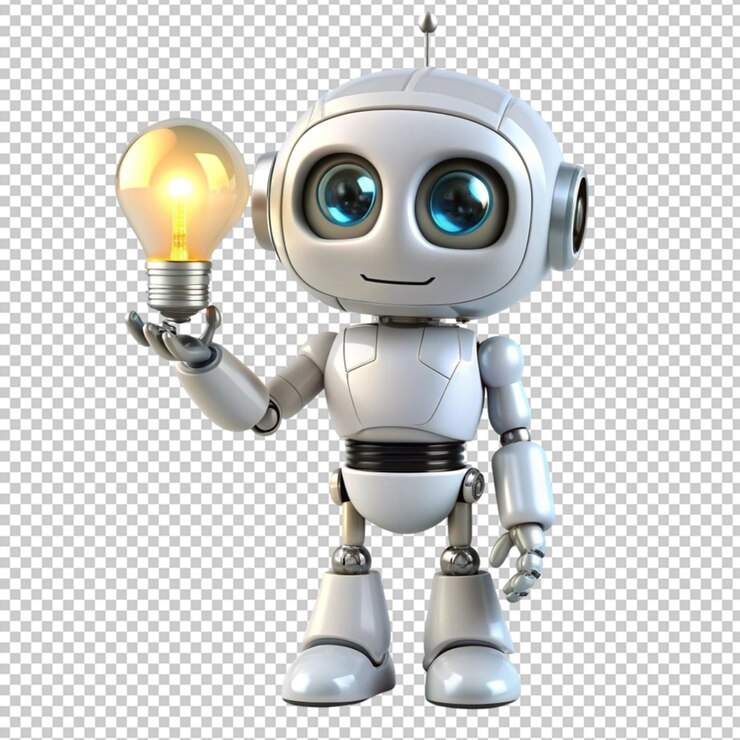 PSD un pequeño robot con una luz