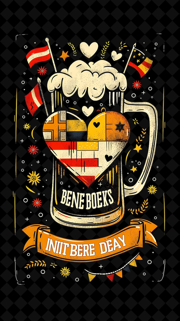 PSD per una birra chiamata il poster del re