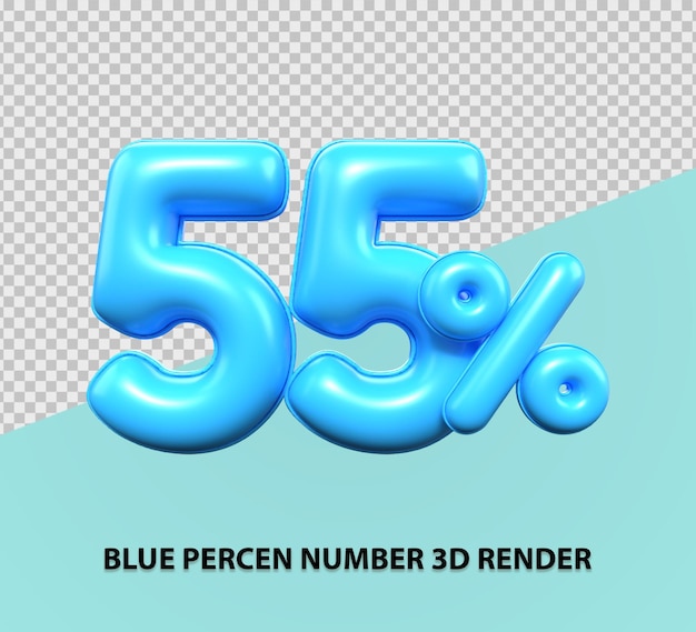 Percentagem de render 3d