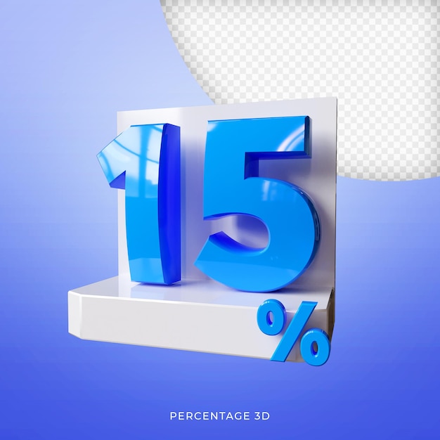 Percentuale rendering 3D premium