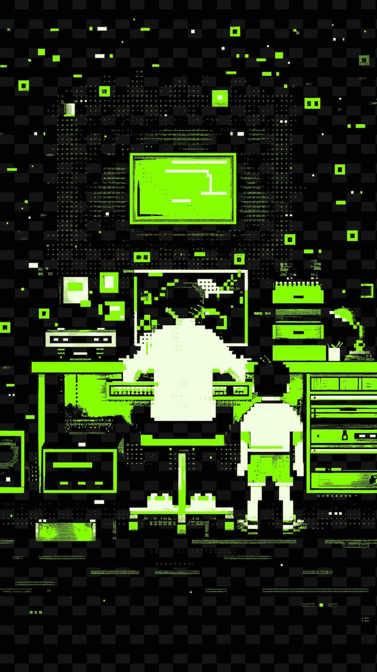 PSD père et fils jouant à des jeux vidéo ensemble dans une salle de jeu png illustration art work designs