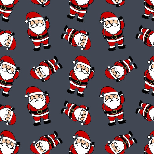 Le Père Noël répète le modèle raster