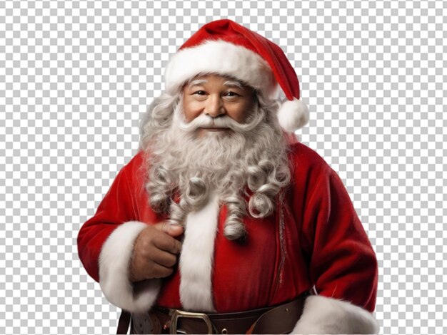 PSD le père noël souriant png