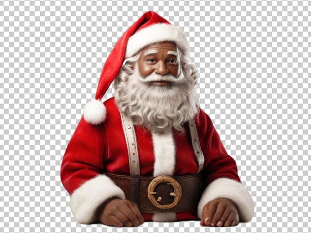 PSD le père noël souriant png