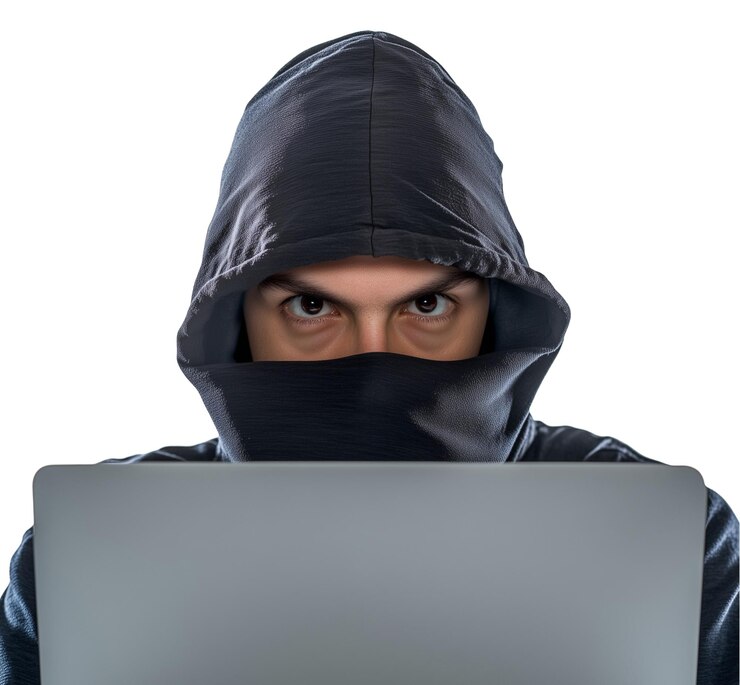 PSD peretas dengan laptop
