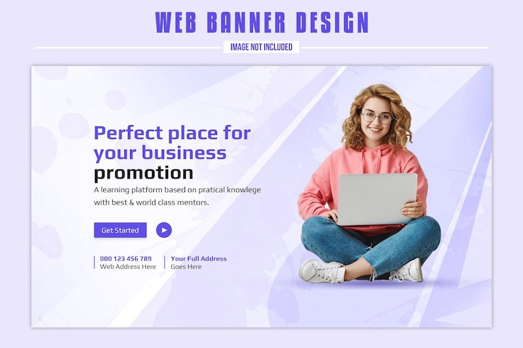 PSD perfekter ort für die werbung ihres unternehmens social-media-banner und web-banner-post-design