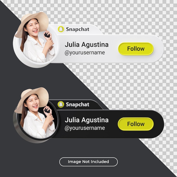 PSD perfil de icono de banner en linkedin 3d render composición aislada