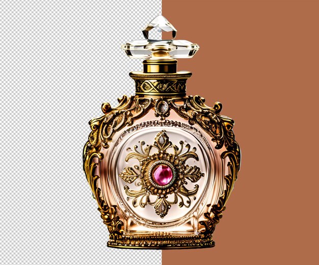 PSD perfume 3d renderiza diseños y iconos de psd