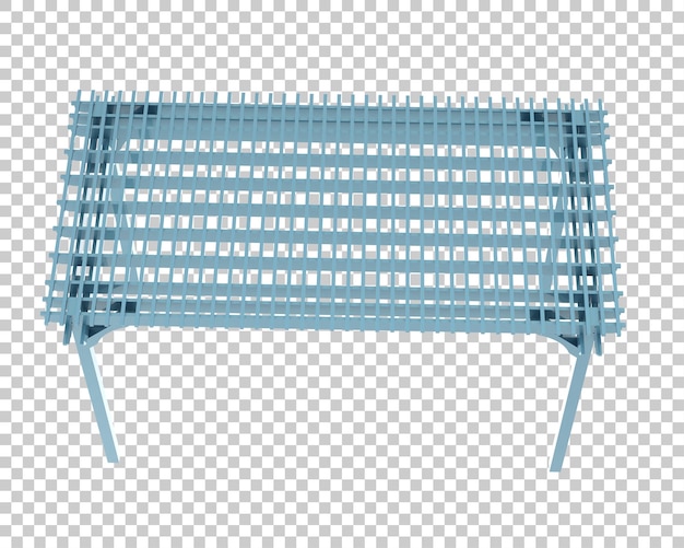 PSD pergola isoliert auf transparentem hintergrund 3d-darstellung