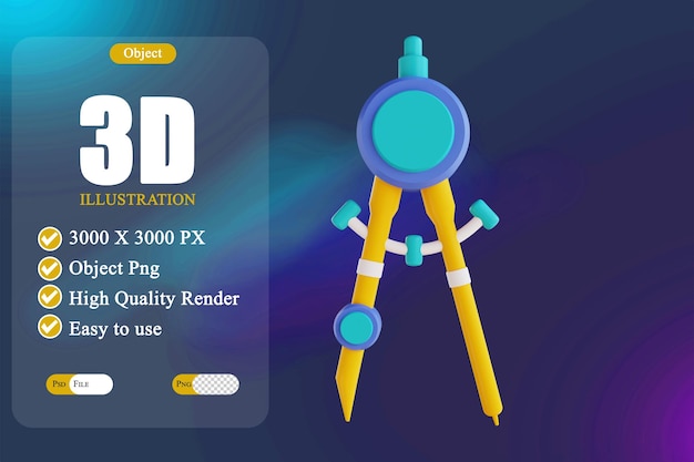 Periodo de ilustración 3D 3