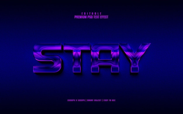 permanecer editable efecto de texto psd premium