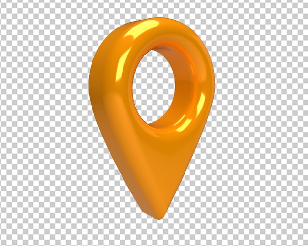 Perno di posizione icona del puntatore della mappa 3d