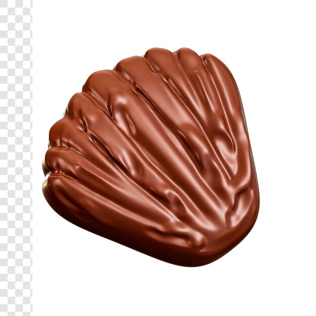 Pérola de chocolate 3d