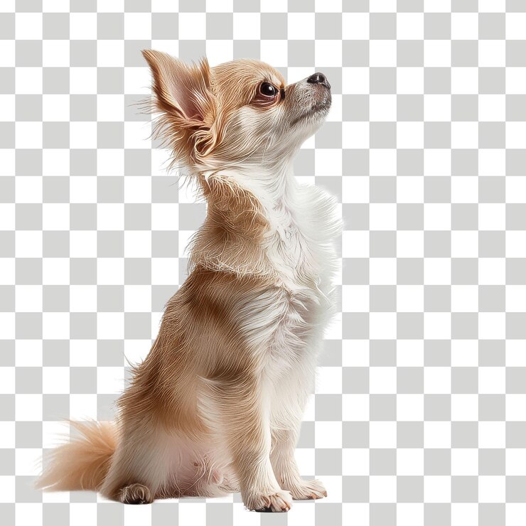 un perro con un cuello blanco que dice un en él