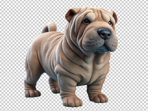 Perro de la raza shar pei