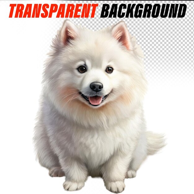 PSD perro samoyed