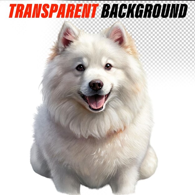 PSD perro samoyed