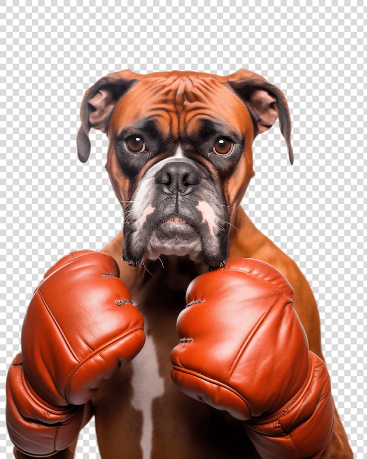 PSD perro sobre fondo transparente mascota aislada