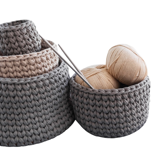 Persona con filato per il crochet